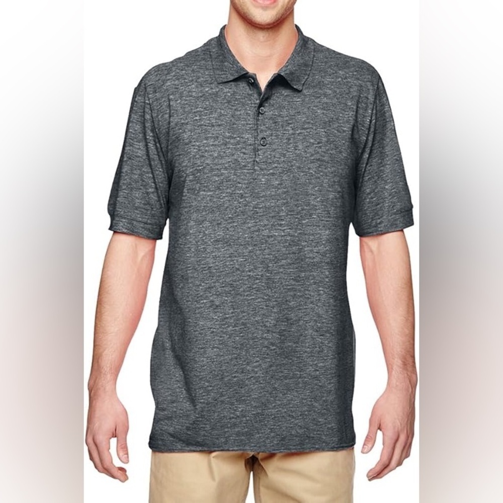 Saddlebred performance polo gray shirt